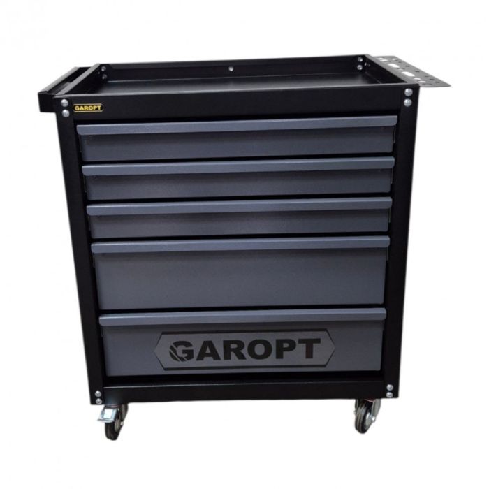 Тележка инструментальная Garopt Econom GTE5.GREY, закрытая, 5 ящиков