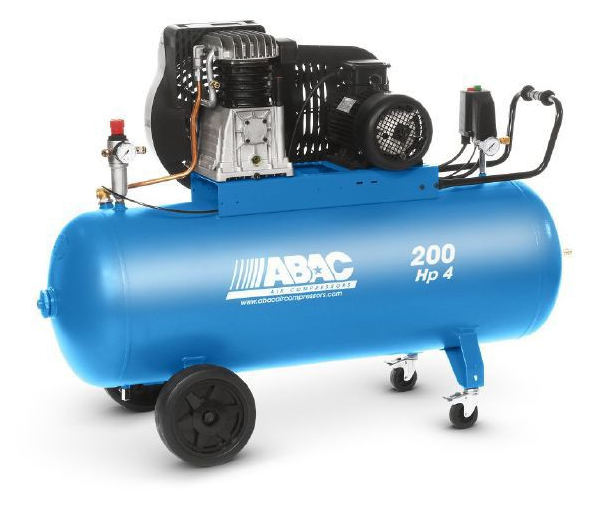 Поршневой компрессор ABAC B5900B/200 CT5,5, ременной привод, масляный, 653 л/мин, 380В