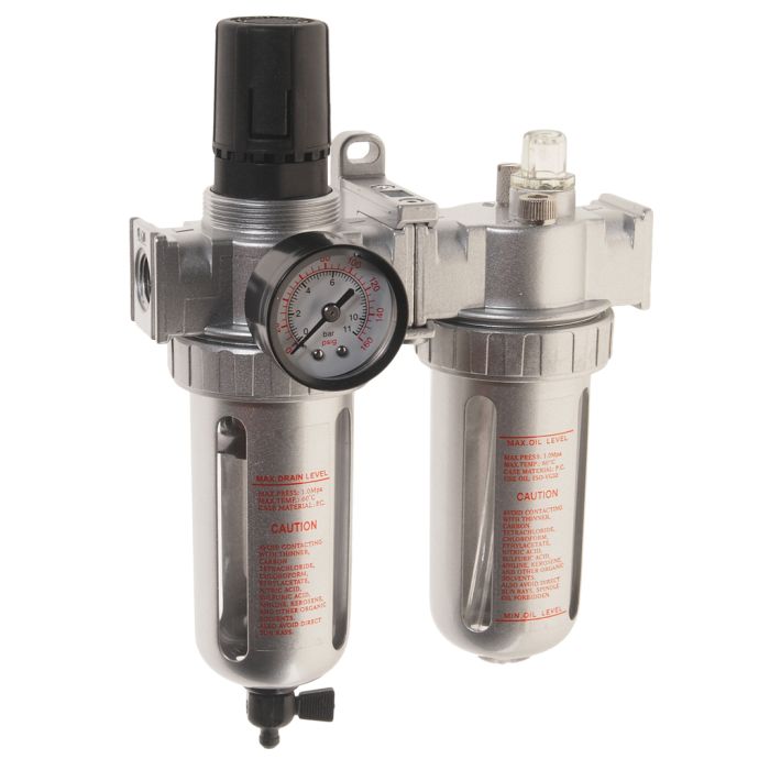 Фильтр воздушный с редуктором и лубрикатором JTC JTC-JW0889-803, 3/8", 2500л/мин, 5мкрн