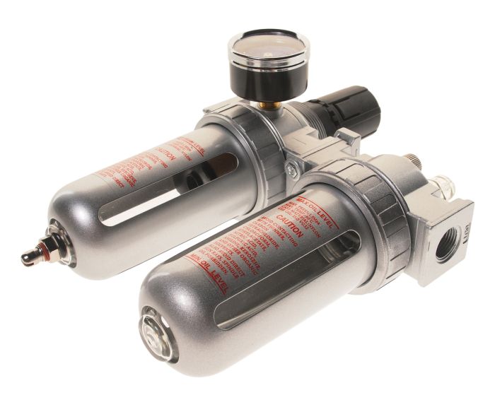 Фильтр воздушный с редуктором и лубрикатором JTC JTC-JW0889-833, 3/8”, 2500л/мин, 5мкрн