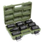 Набор головок для ручного гайковёрта Техносоюз 647008, 1", 8 предметов, 22-41 мм