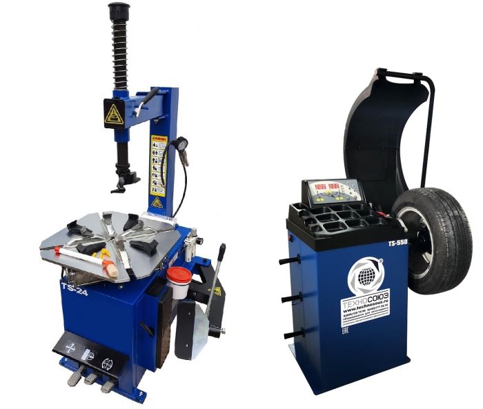 Комплект шиномонтажного оборудования Техносоюз TS-24 + TS-550