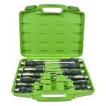 Набор отверток силовых ударных ROCKFORCE RF-21310, 12 предметов в кейсе