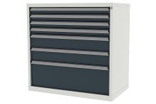 Тумба инструментальная для верстака Ferrum TITAN 45.44701, 7 ящиков, 1023х1000мм Тумба инструментальная для верстака Ferrum TITAN 45.44701, 7 ящиков, 1023х1000мм