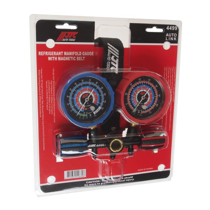 Манометрический коллектор с магнитным ремнем JTC JTC-4499, 150см