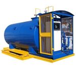 Мини АЗС для дизельного топлива, бензина T-ind 1802-24, 100000 л, 24 В