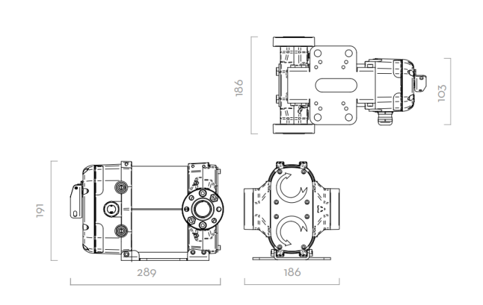 Насос для перекачки дизельного топлива 12В-вольт(V) Piusi Bipump F00363B0A, 85 л/мин