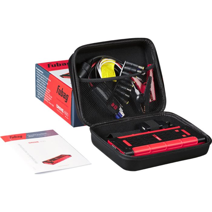 Пусковое устройство FUBAG DRIVE 600, вход type-C, 12В, 600А