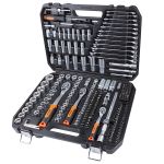 Набор инструментов в кейсе AV Steel AV-011219, профессиональный, 219 предметов, с трещоткой, 1/2", 1/4", 3/8"