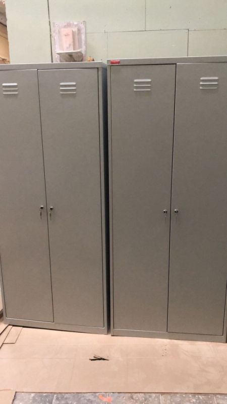 Шкаф для раздевалки ПАКС-металл ШРМ-АК/800, 800мм, двухсекционный