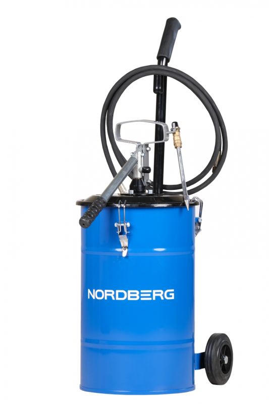 Нагнетатель смазки (солидолонагнетатель) Nordberg N5025, ручной, 25 литров