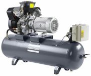 Поршневой компрессор Atlas Copco LT 2-15 (1ph) Receiver Mounted Unsilenced, коаксиальный, масляный, 186 л/мин, 220В