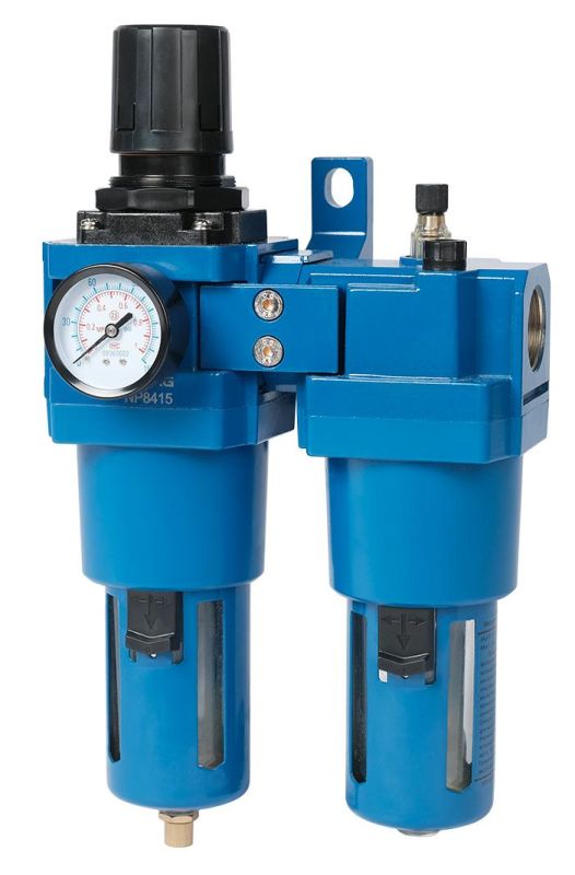 Фильтр воздушный с редуктором и лубрикатором NORDBERG NP8415, 1", 25мкрн, 4000л/мин