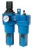 Фильтр воздушный с редуктором и лубрикатором NORDBERG NP8415, 1", 25мкрн, 4000л/мин