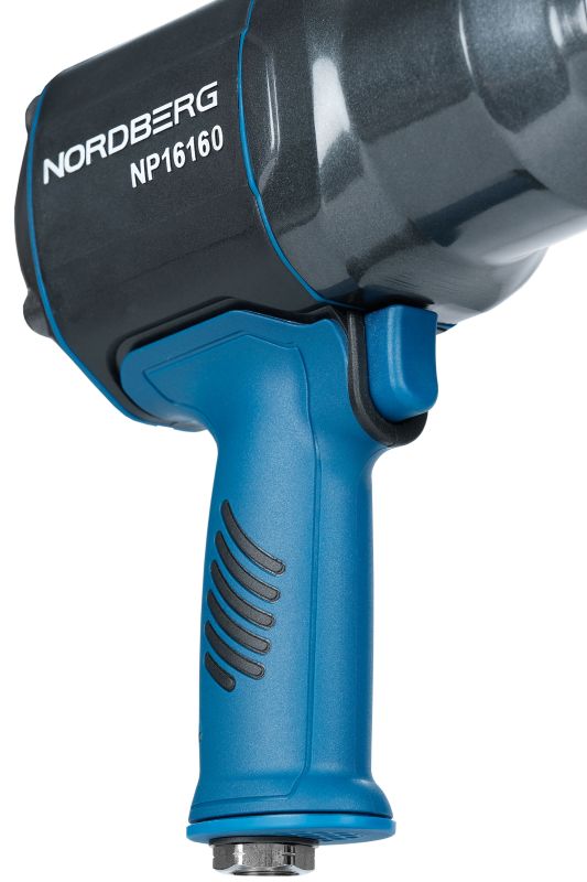 Пневмогайковерт ударный NORDBERG NP16160, 3/4", композитный, легковой, 2000 Нм