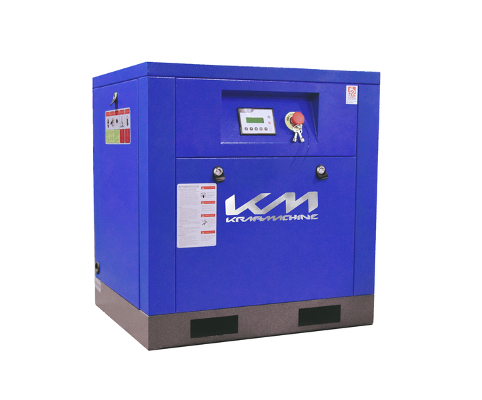 Винтовой компрессор KraftMachine KM5.5-10рВ, ременной привод, 10 бар, IP54, 600л/мин