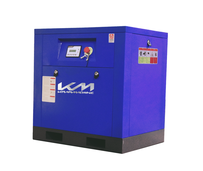 Винтовой компрессор KraftMachine KM5.5-10рВ, ременной привод, 10 бар, IP54, 600л/мин