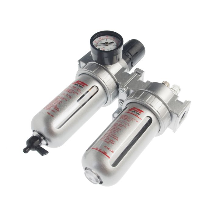 Фильтр воздушный с редуктором и лубрикатором JTC JTC-5555, 1/2", 3000л/мин, 5мкрн