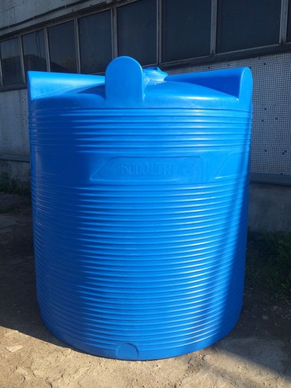 Емкость цилиндрическая Polimer-Group V 5000, 5000 литров, синяя