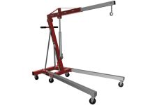 Кран гидравлический складной 2 т Сорокин 8.20, передвижной, гаражный