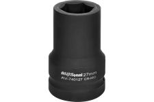 Головка ударная шестигранная удлиненная AV Steel AV-740127, 1", 27мм