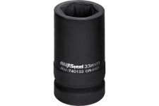 Головка ударная шестигранная удлиненная AV Steel AV-740133, 1", 33мм
