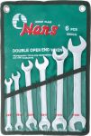 Набор ключей рожковых гаечных Hans 16596M, 8-23мм, 6шт.