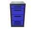 Тумба инструментальная для верстака Garopt GTY4.BLUE, 4 ящика