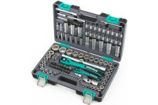 Набор инструментов в кейсе Stels 14122, 109 предметов, с трещоткой, 1/2", 1/4"
