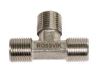 Пневмосоединение тройник Т-образный ROSSVIK A137/4.R, ММM 1/2"