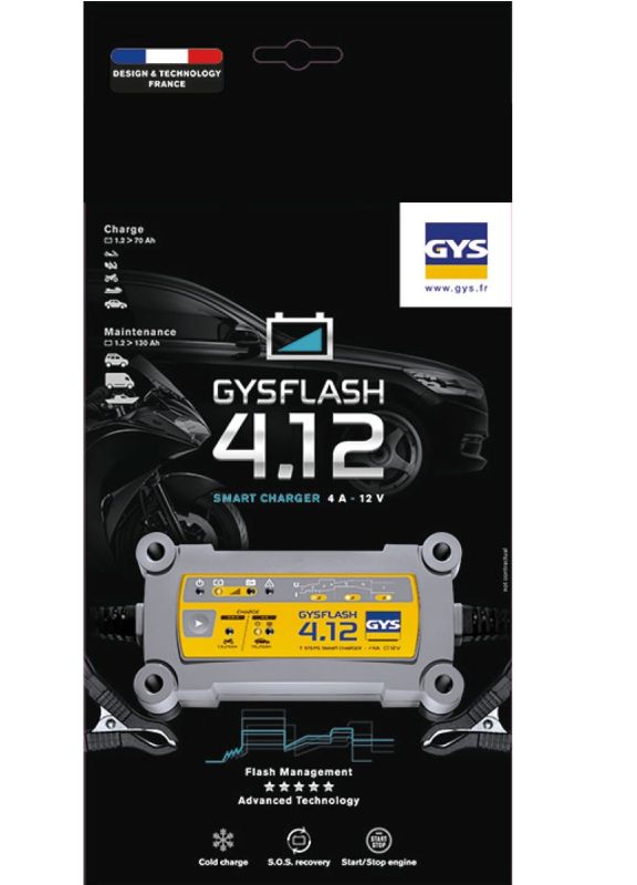 Зарядное устройство GYS GYSFLASH 4.12, 15А, инверторное