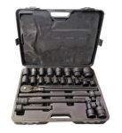 Набор инструментов в кейсе Forsage F-6241MPB, 24 предмета, с трещоткой, 3/4"