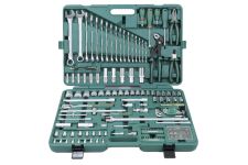 Набор инструментов в кейсе Jonnesway S04H524142S, 142 предмета, с трещоткой, 1/4", 1/2"