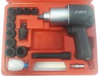Пневмогайковерт ударный FORCE F-4142-4, 1/2", легковой, 375 Нм, в кейсе