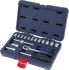 Головки торцевые в наборе с трещоткой Станкоимпорт CS-2017PMQ, 1/4", 17 предметов
