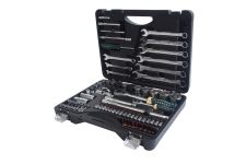 Набор инструментов в кейсе Rock Force RF-4821-5-PREMIUM, 82 предмета, с трещоткой, 1/4", 1/2"