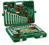 Набор инструментов в кейсе Станкоимпорт НАБ.14.12.124, 124 предмета, с трещоткой, 1/2", 1/4"