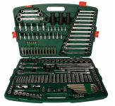 Набор инструментов в кейсе Hans TK-163, 163 предметов, 1/2", 1/4" 3/8", с трещоткой