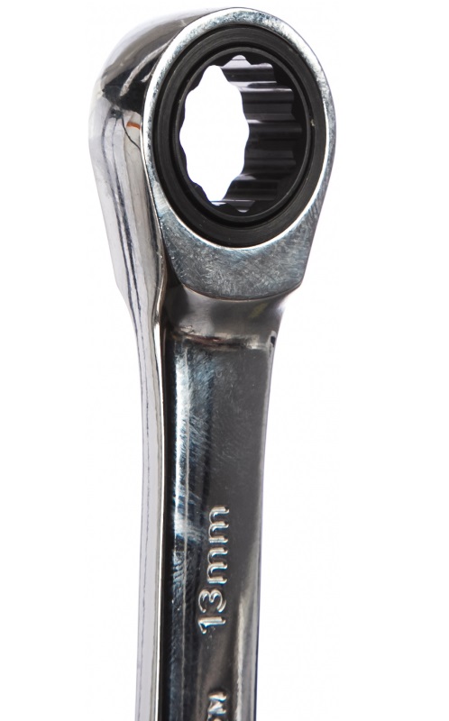 Набор ключей комбинированных разрезных с трещоткой Hans TT-30, 10 шт., 8-19мм