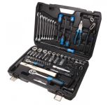 Набор инструментов в кейсе Forsage F-4722-5, 72 предмета, с трещоткой, 1/2", 1/4"