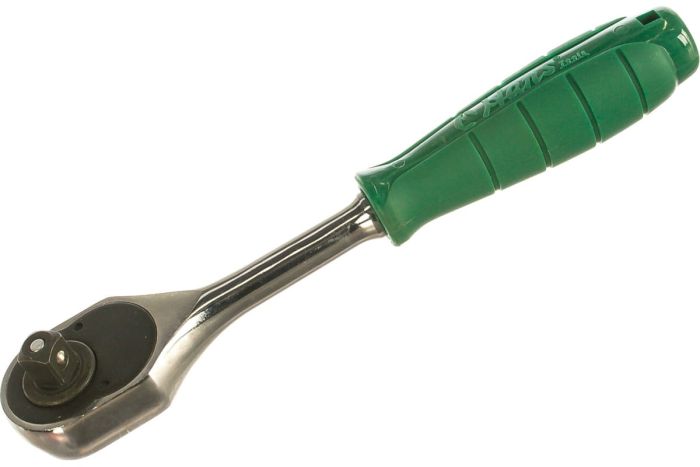 Трещотка Hans 3120GQ, 3/8", 24 зуба, с быстрым сбросом, пластиковая ручка