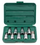 Набор торцевых головок HEX Hans 46026-9, 1/2", 5-17мм, 9 предметов