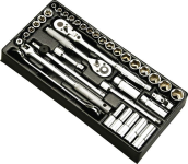 Набор трещоток, головок и аксессуаров Hans TT-38, 38 пр., 3/8"