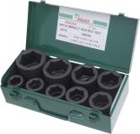 Набор ударных головок Hans 88609A, 1", 60-82мм, 9 предметов