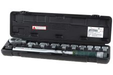 Динамометрический ключ Hans 4673, с насадками 13-30 мм, предельный, 40-210 Нм, 1/2"