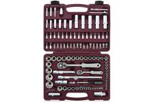 Набор инструментов в кейсе Thorvik UTS0108, 108 предметов, с трещоткой, 1/2", 1/4"