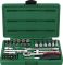 Набор инструментов в кейсе Станкоимпорт НАБ.14.00.42, 42 предмета, с трещоткой, 1/4"