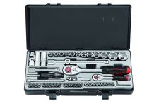 Набор инструментов в кейсе Force 4541-7, 53 предмета, с трещоткой, 1/2", 1/4"