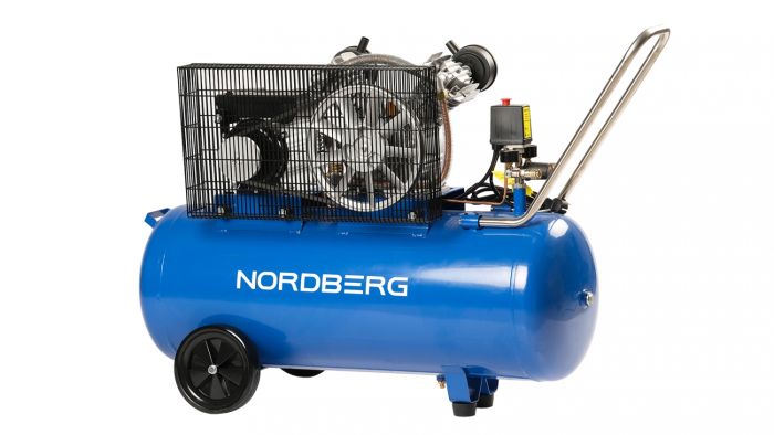 Поршневой компрессор NORDBERG NCE100/360, ременной привод, масляный, 320 л/мин, 220В