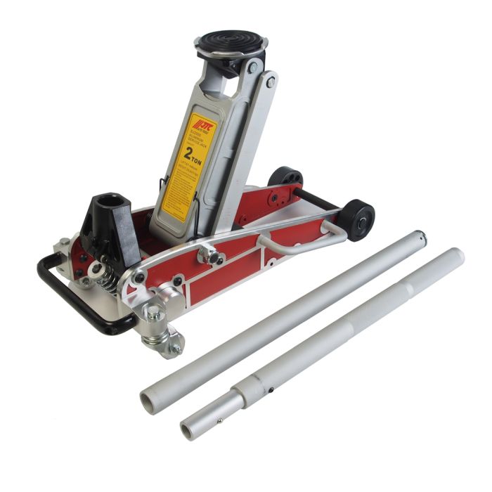 Домкрат гидравлический подкатной 2т JTC JTC-SJ2000, 87-446мм, алюминиевый 